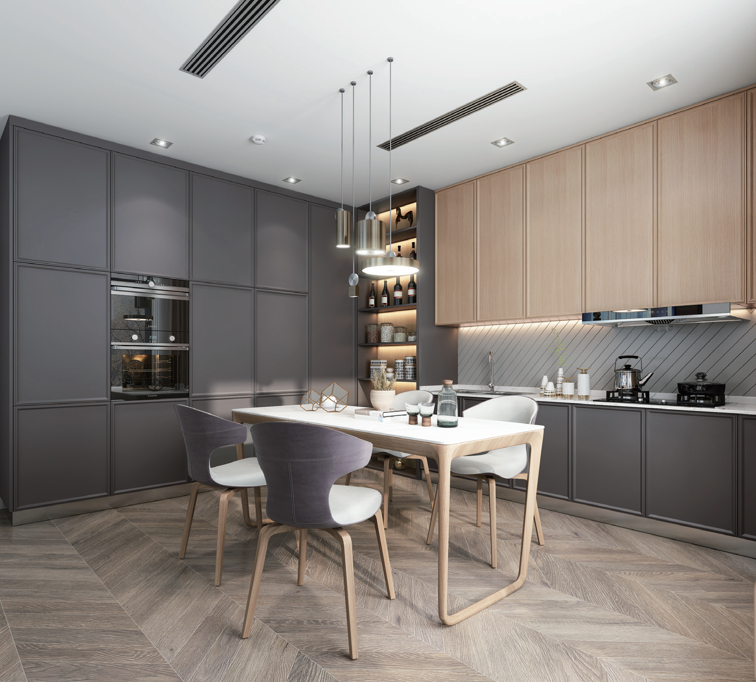Frameless Kitchen Cabinets